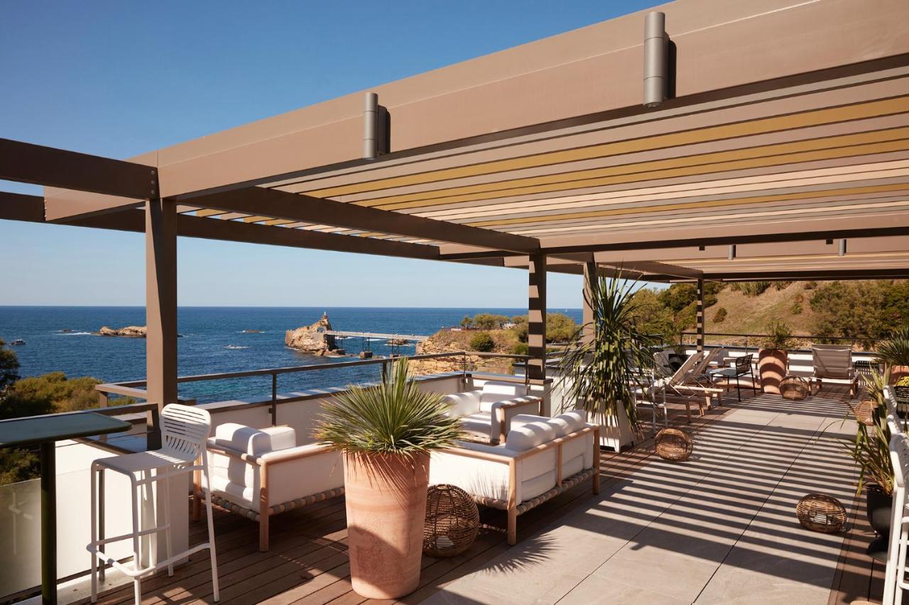 Hotel De La Plage Biarritz Bagian luar foto