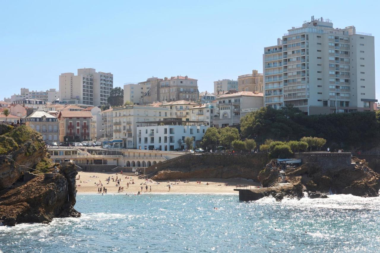 Hotel De La Plage Biarritz Bagian luar foto