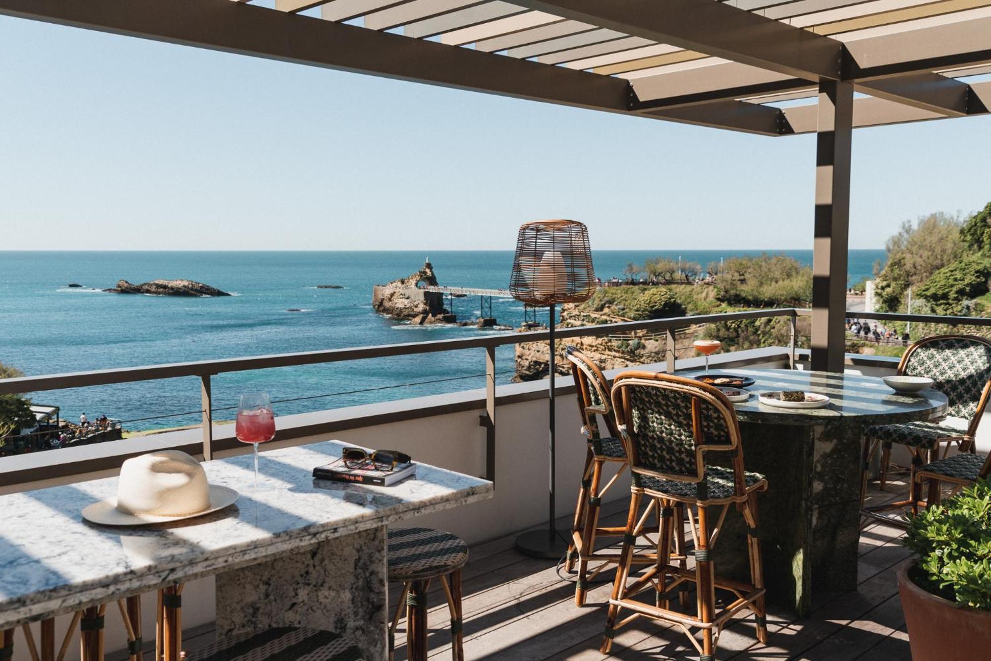 Hotel De La Plage Biarritz Bagian luar foto