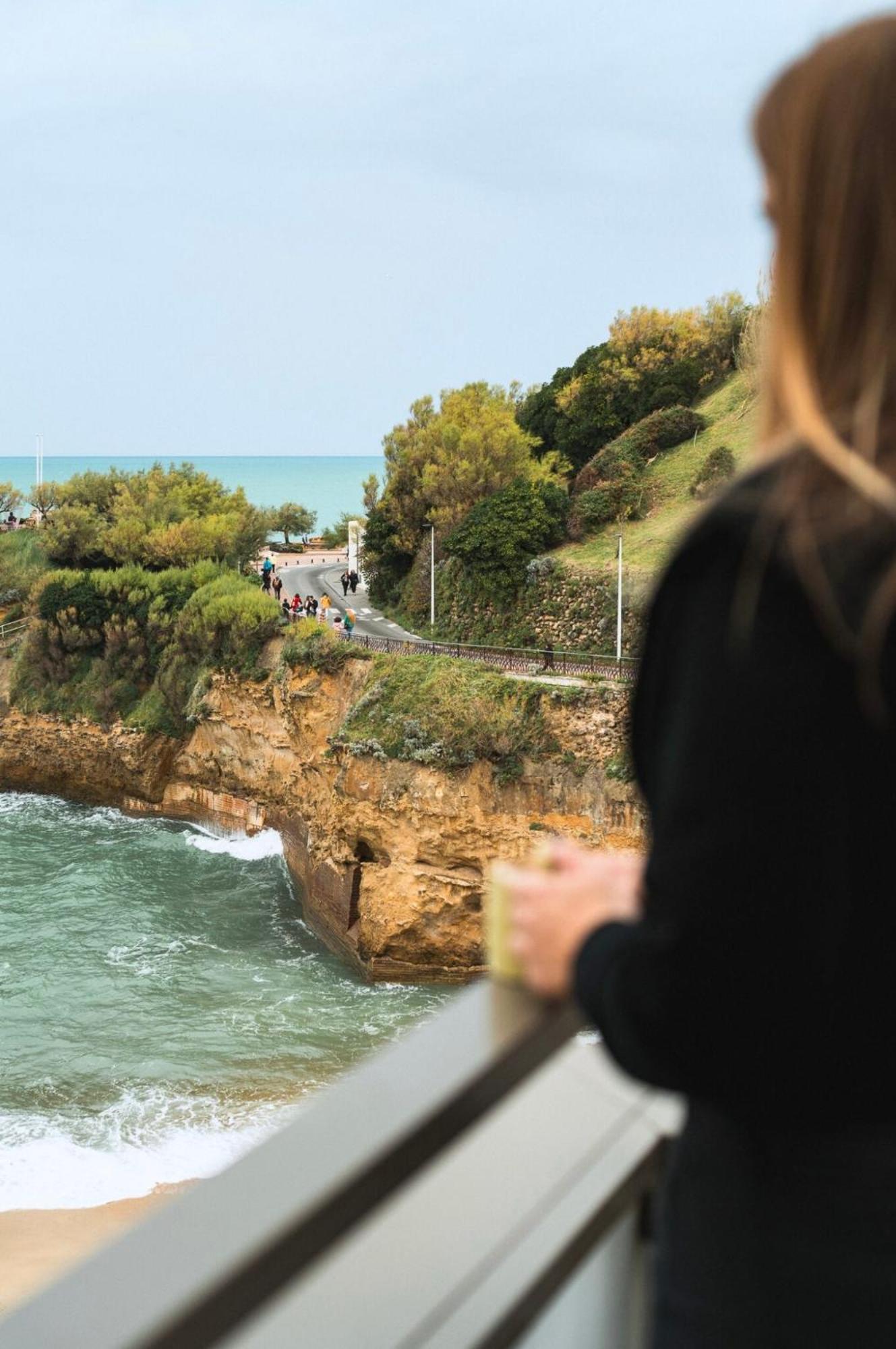 Hotel De La Plage Biarritz Bagian luar foto