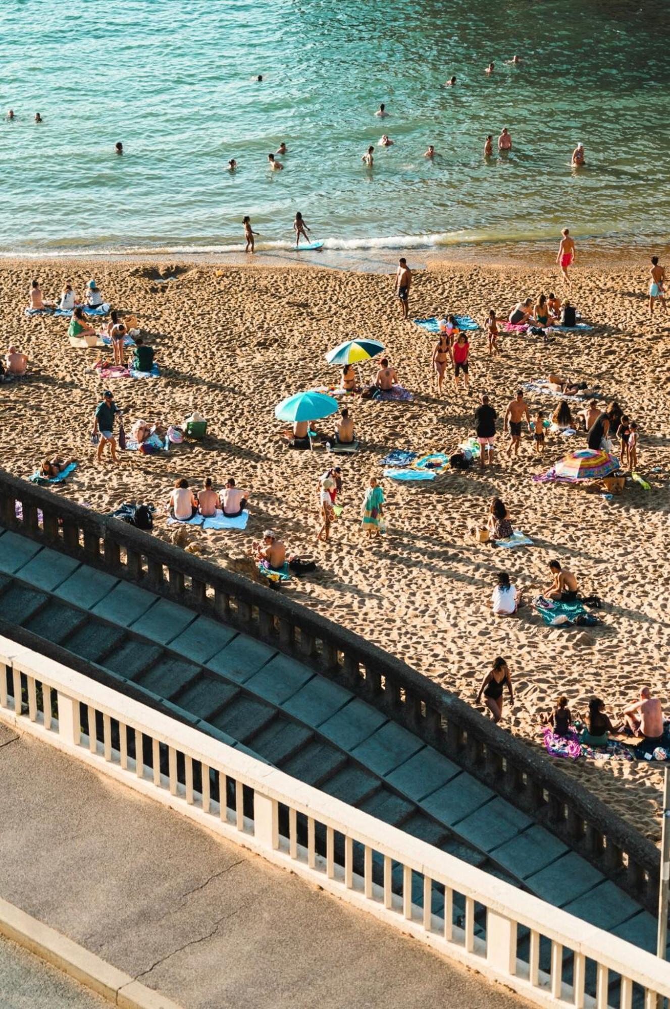 Hotel De La Plage Biarritz Bagian luar foto